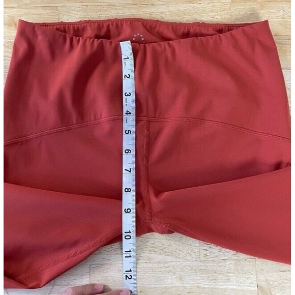 Varley Meadow Yoga Leggings Athleisure Sporty Spice Red 7/8 Leg Mid Rise Large - Picture 7 of 10